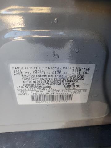 2021 NISSAN KICKS SV - 3N1CP5CV9ML539404