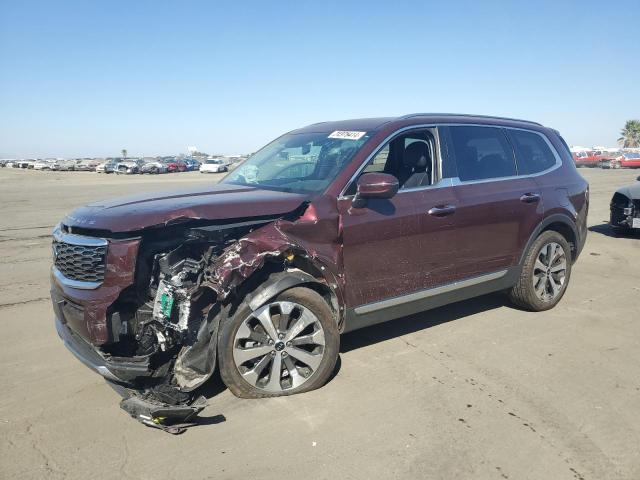 KIA TELLURIDE 2020 maroon  gas 5XYP64HC6LG038169 photo #1