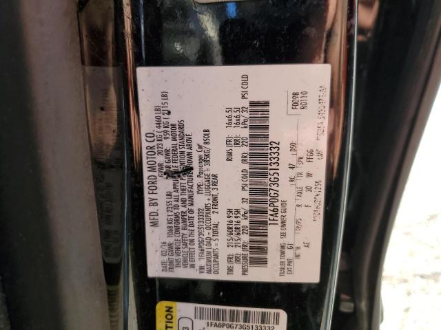 2016 FORD FUSION 1FA6P0G73G5133332