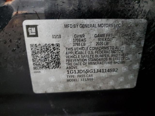 2018 CHEVROLET SONIC LT - 1G1JD5SG1J4114592