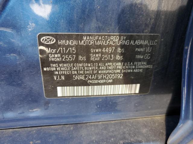 2015 HYUNDAI SONATA SE - 5NPE24AF9FH205192