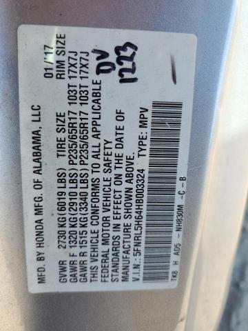 2017 HONDA ODYSSEY EX 5FNRL5H64HB003324