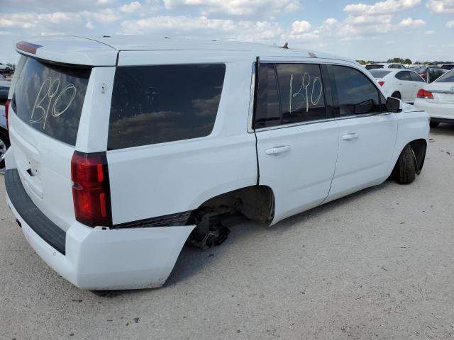 CHEVROLET TAHOE POLI 2019 white  gas 1GNLCDEC4KR284107 photo #4