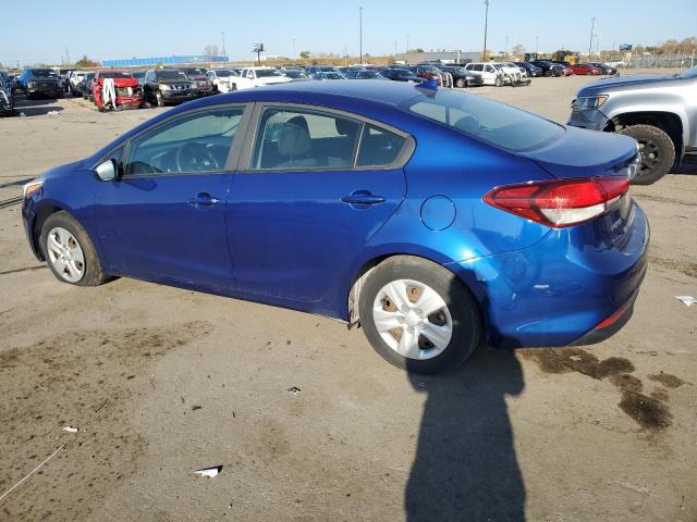 KIA FORTE LX 2017 blue  gas 3KPFK4A7XHE092082 photo #3