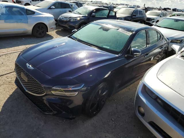 GENESIS G70 BASE 2023 blue  gas KMTG54TEXPU113229 photo #1