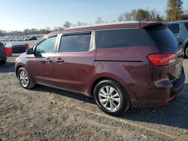 KIA SEDONA LX 2017 burgundy sports v gas KNDMB5C16H6244208 photo #3