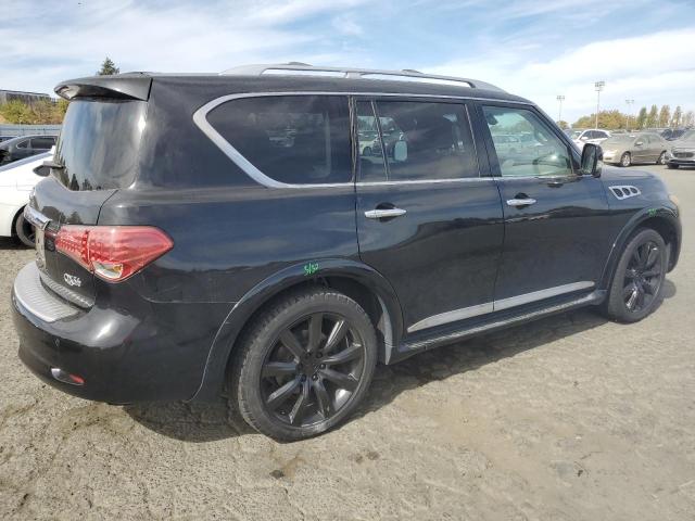 INFINITI QX56 2012 black  gas JN8AZ2NE1C9016500 photo #4