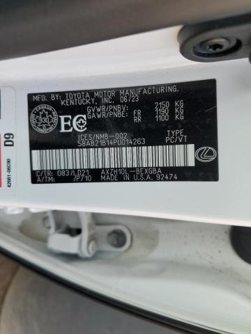2023 LEXUS ES 300H F 58AB21B14PU014263