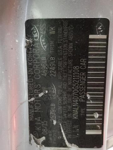 2016 KIA CADENZA LU KNALN4D70G5211108