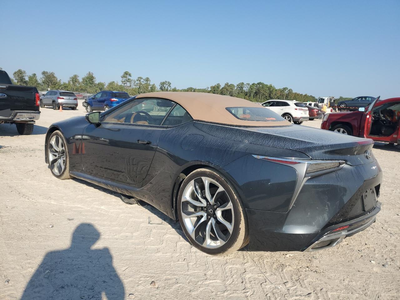 LEXUS LC 500 2021 charcoal  gas JTHKPAAY6MA100231 photo #3