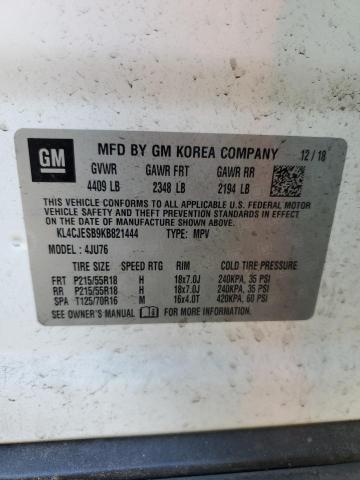 2019 BUICK ENCORE PRE - KL4CJESB9KB821444