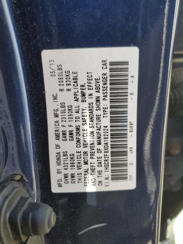 VIN 1HGCR2F8XDA192024 2013 Honda Accord, Exl no.13