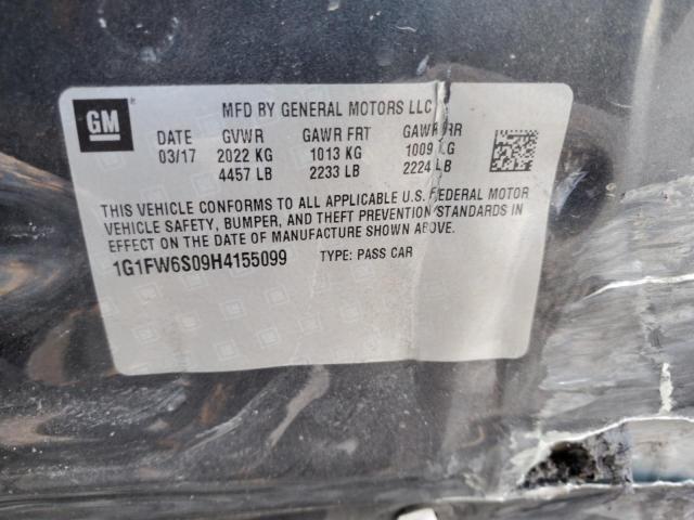2017 CHEVROLET BOLT EV LT - 1G1FW6S09H4155099