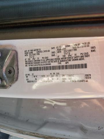 VIN 1FMCU0G76GUA36990 2016 Ford Escape, SE no.13