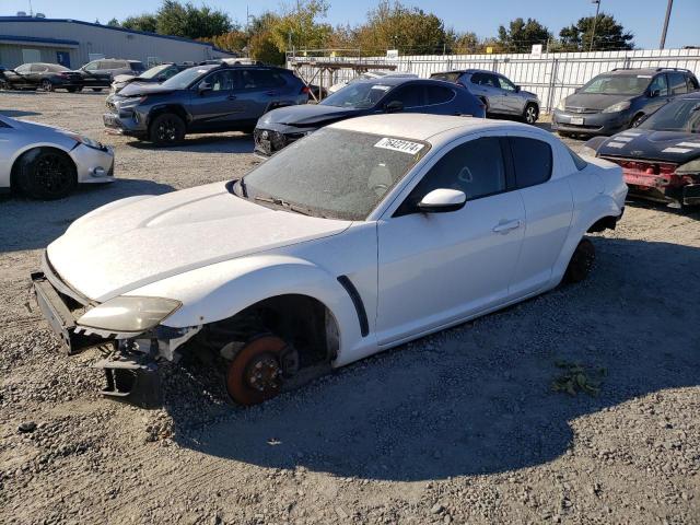 MAZDA RX-8 2005 white  gas JM1FE173650147951 photo #1