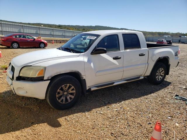 MITSUBISHI RAIDER LS 2007 white  gas 1Z7HT28K57S234309 photo #1