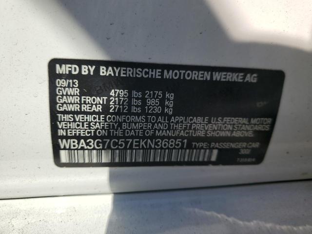 VIN WBA3G7C57EKN36851 2014 BMW 3 Series, 328 XI no.14