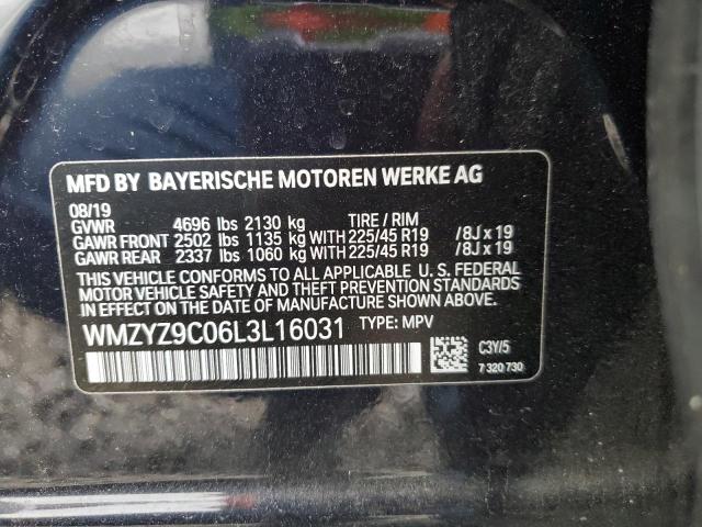 2020 MINI COOPER JCW WMZYZ9C06L3L16031
