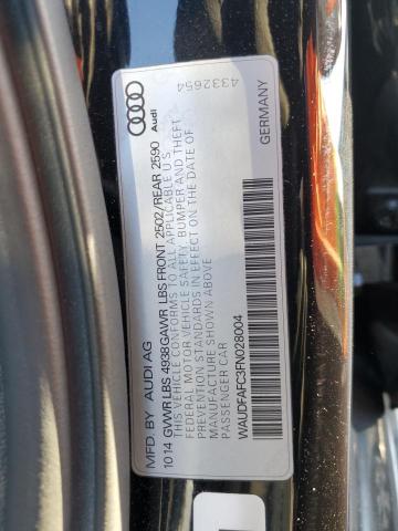 2015 AUDI A6 PREMIUM - WAUDFAFC3FN028004