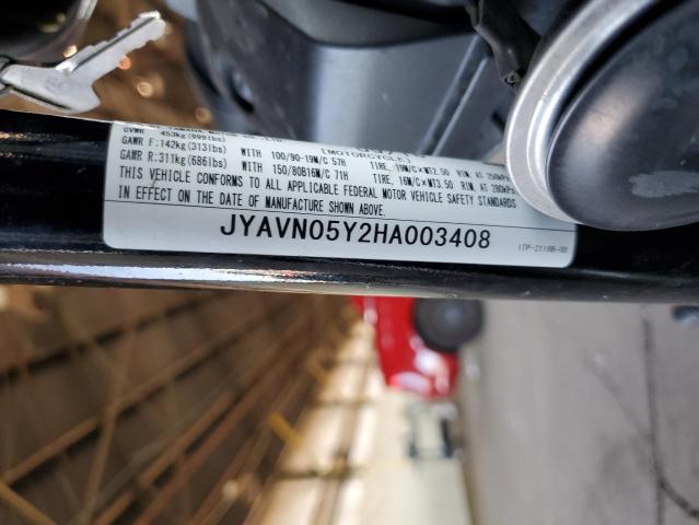2017 YAMAHA XVS950 CU JYAVN05Y2HA003408