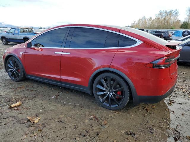 TESLA MODEL X 2016 red 4dr spor electric 5YJXCBE46GF006099 photo #3