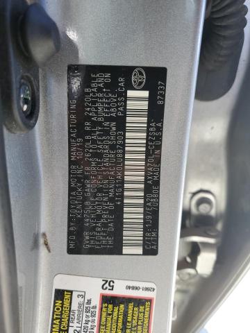 2020 TOYOTA CAMRY SE - 4T1G11AK0LU887903