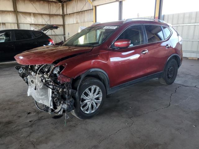 NISSAN ROGUE S 2016 burgundy 4dr spor gas JN8AT2MT7GW028353 photo #1