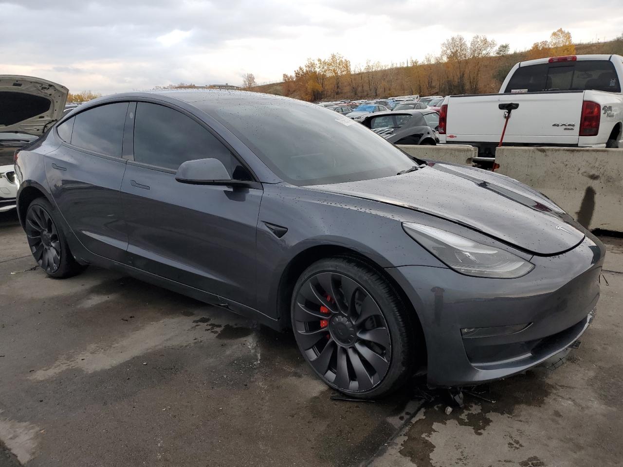 Lot #2955577513 2023 TESLA MODEL 3