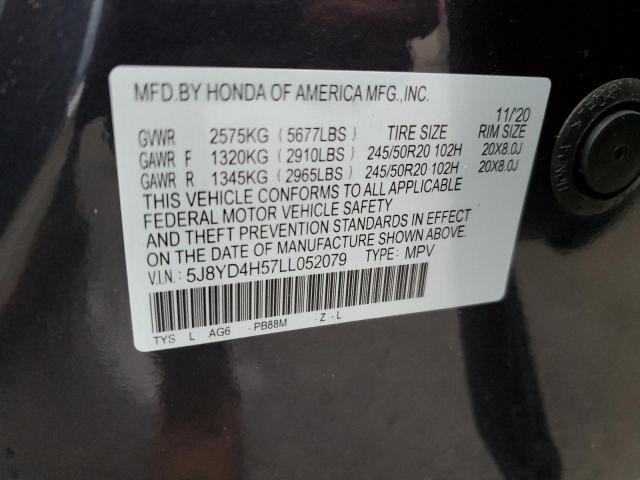 2020 ACURA MDX TECHNO - 5J8YD4H57LL052079