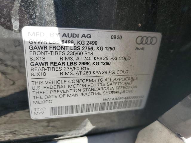 2021 AUDI Q5 PREMIUM - WA1AAAFY4M2006330