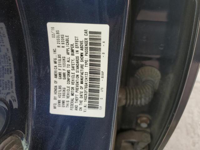 VIN 1HGCR2F76GA134133 2016 Honda Accord, EX no.12