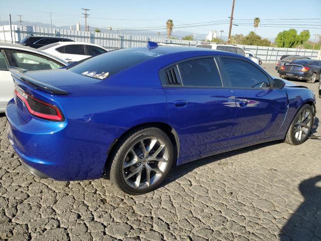 DODGE CHARGER SX 2020 blue  flexible fuel 2C3CDXBGXLH138119 photo #4