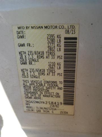 2015 NISSAN MURANO S - 5N1AZ2MH2FN258419