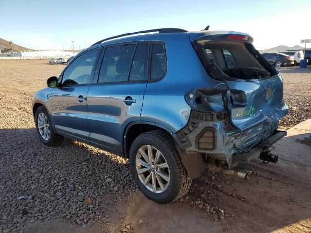 VOLKSWAGEN TIGUAN LIM 2018 blue  gas WVGBV7AX2JK000758 photo #3