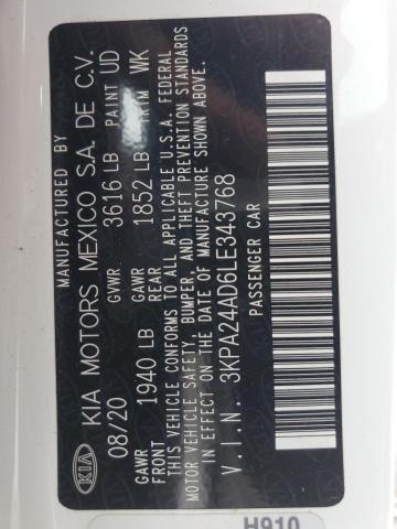 2020 KIA RIO LX - 3KPA24AD6LE343768