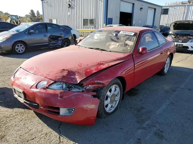 LEXUS SC 400 1996 red  gas JT8CH32Y9T0051588 photo #1