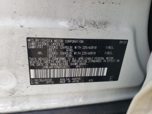 2022 TOYOTA RAV4 XSE - JTME6RFV9ND534271