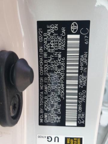 2021 TOYOTA PRIUS PRIM - JTDKAMFP7M3185816