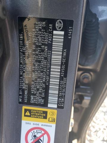 2016 TOYOTA CAMRY LE - 4T4BF1FK1GR540922