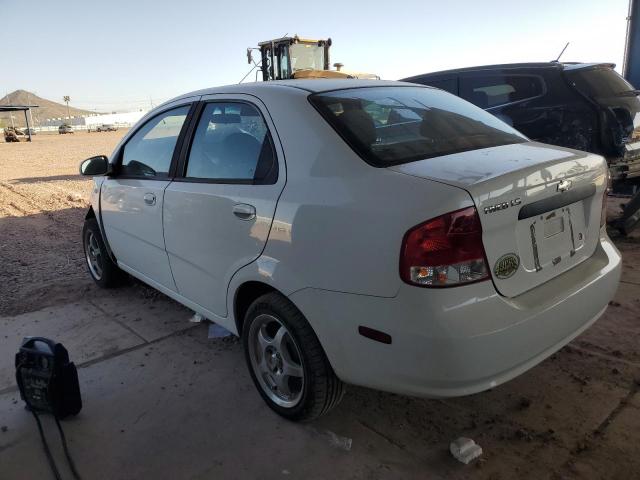 CHEVROLET AVEO BASE 2006 white  gas KL1TD56616B647652 photo #3