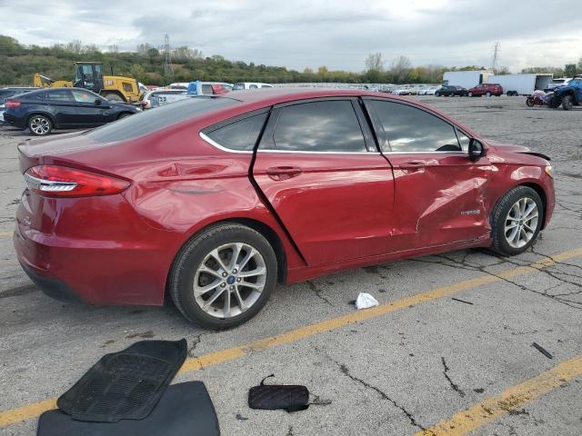 FORD FUSION SE 2019 red  hybrid engine 3FA6P0LU7KR241387 photo #4