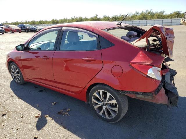 HYUNDAI ACCENT SE 2017 red  gas KMHCT4AE4HU254588 photo #3