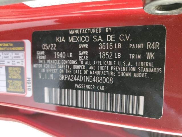 2022 KIA RIO LX - 3KPA24AD1NE488008