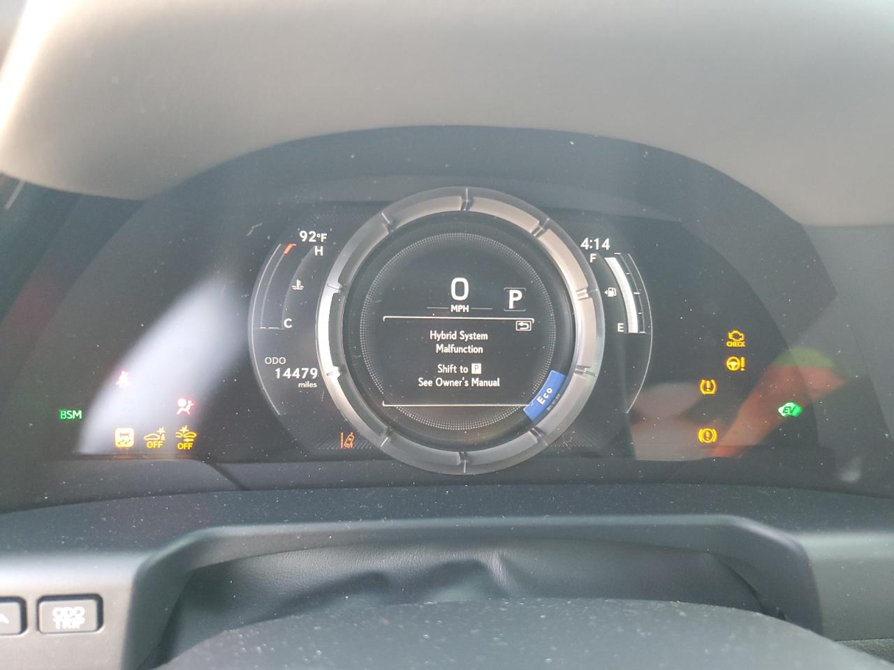 LEXUS ES 300H F SPORT HANDLING