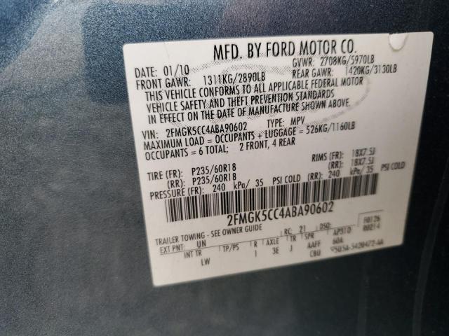 2010 FORD FLEX SEL #3282583869