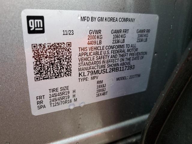 2024 CHEVROLET TRAILBLAZER RS KL79MUSL2RB117393