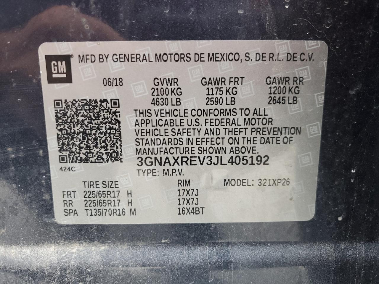 CHEVROLET EQUINOX LS