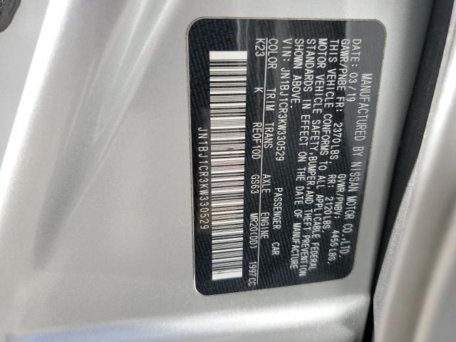 2019 NISSAN ROGUE SPORT S JN1BJ1CR3KW330529