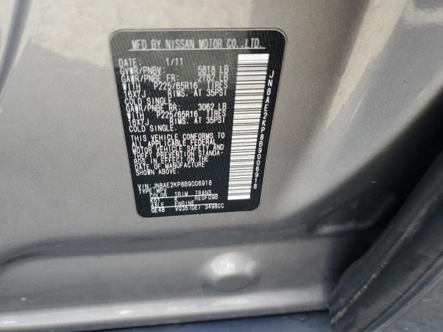 2011 NISSAN QUEST S - JN8AE2KP8B9006918