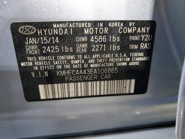 2014 HYUNDAI SONATA HYB #3283989805